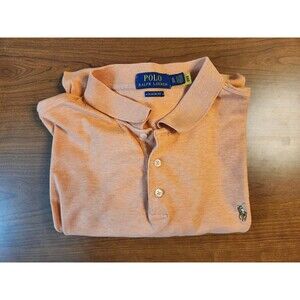 Polo Ralph Lauren Classic Fit Men's Short Sleeve Polo Shirt Orange Size XL TG